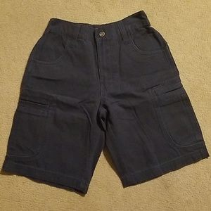 Boys Navy Blue Cargo Shorts Size 5